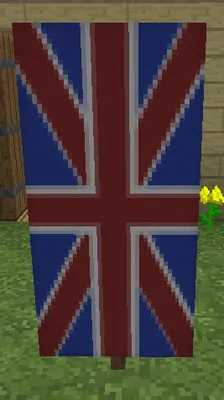 我的世界英国国旗怎么做？