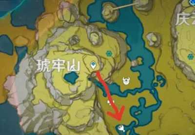 原神莲蓬地图位置在哪？