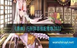 原神手游行秋阵容搭配推荐2022